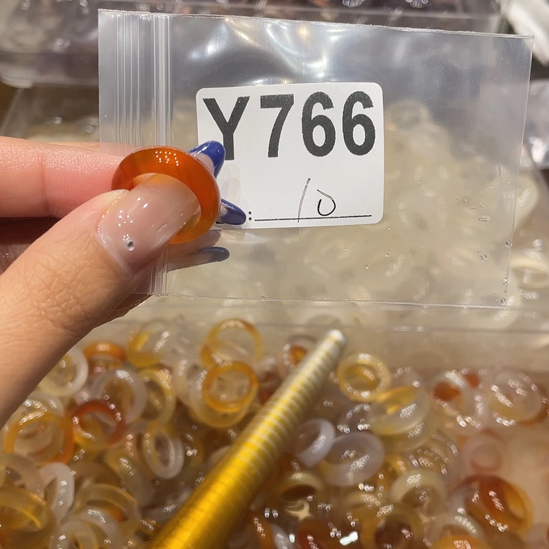玛瑙/玉髓未镶嵌戒指766