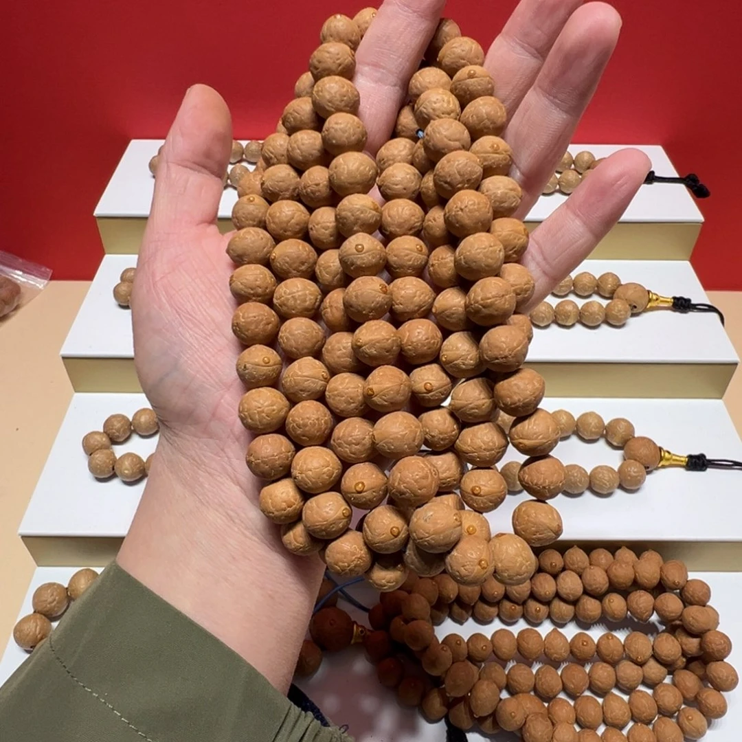 凤眼菩提手串12mm凤眼菩提108颗矮桩
