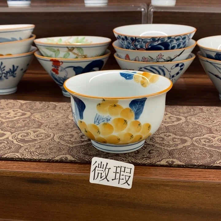 釉下老陶泥手工绘制