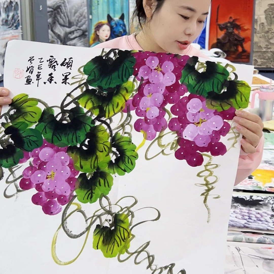 国画事事顺心如意万事如意