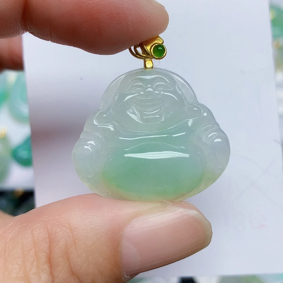 翡翠未镶嵌颈饰36689