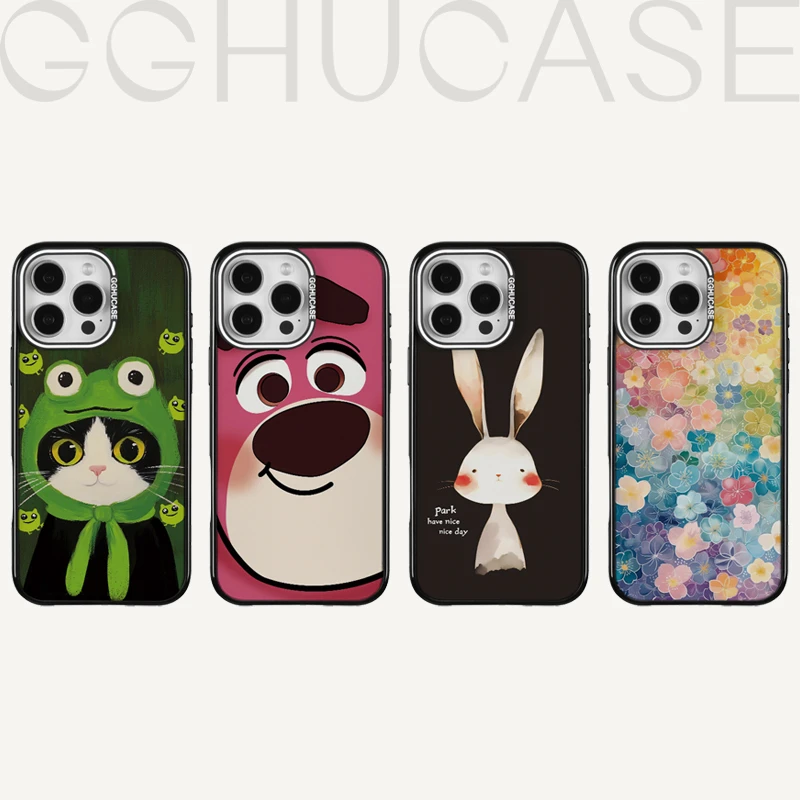 乖乖虎原创套边猫星人适用苹果iPhone16promax/15全包14手机壳