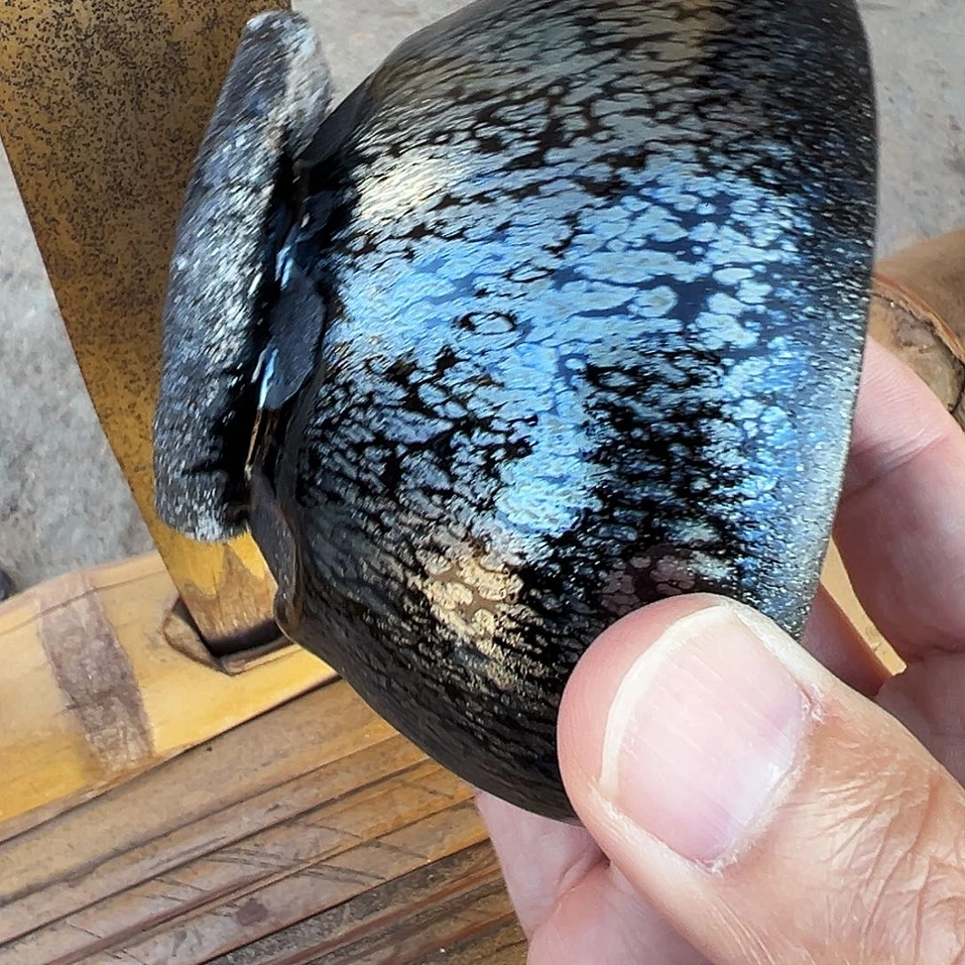 *****茶盏15南浦窑行知建盏瑕宝