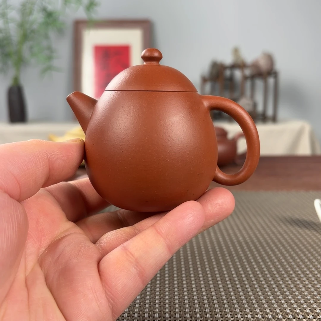 紫砂茶壶?*控微瑕黄龙山原矿紫砂壶