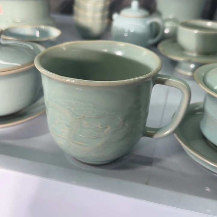 微瑕仿古手柄主人杯