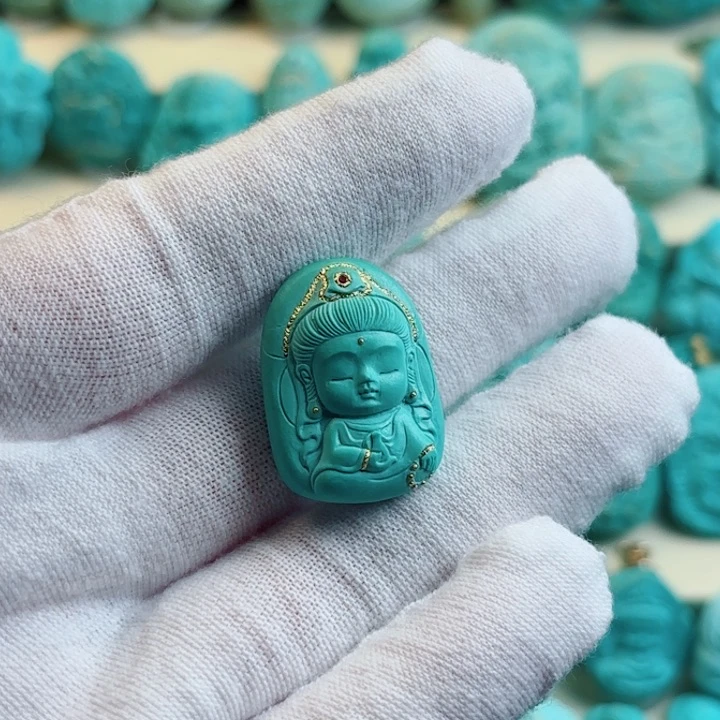 绿松石未镶嵌配饰