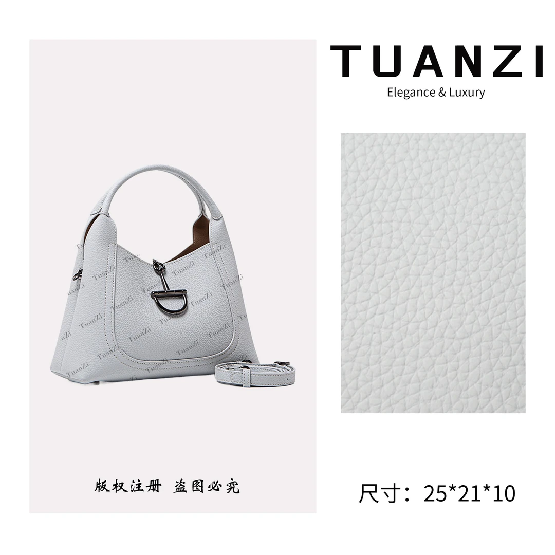 【高端玩家】古老师Softbit马街扣手提腋下女包 QYX-81540-高级灰