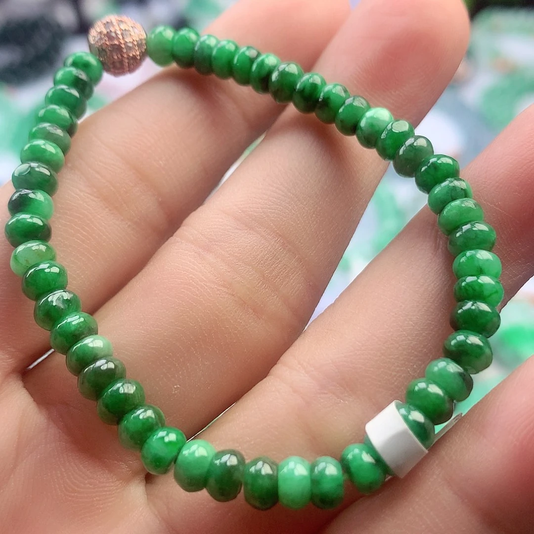 未镶嵌手链翡翠手串