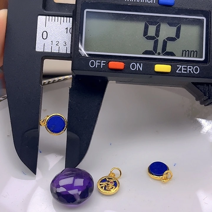 银S925镶嵌颈饰紫晶紫晶925镶嵌139