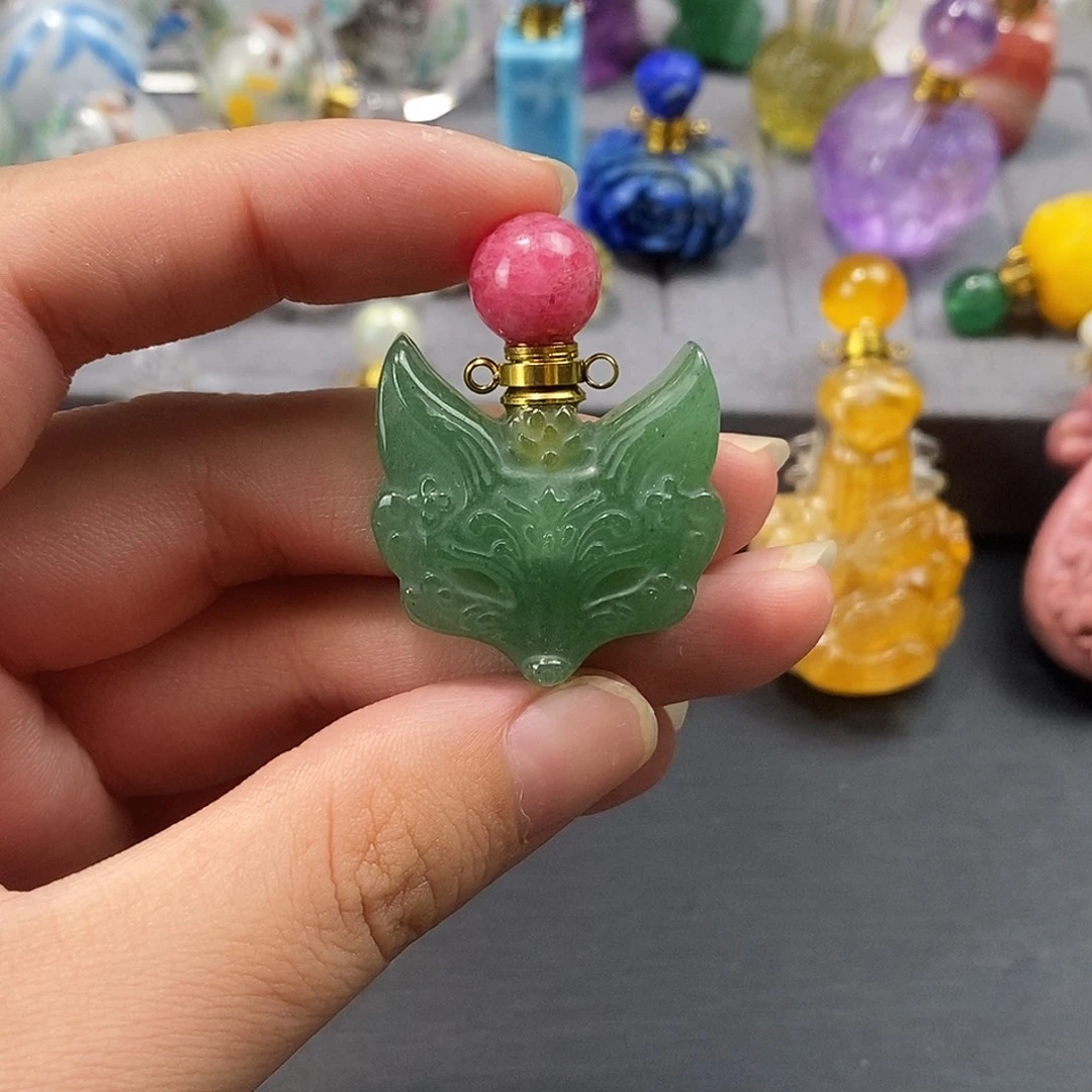*****合金查罗石珠宝半成品香水瓶