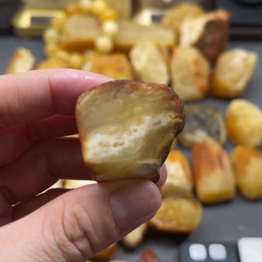 【闪购商品】未镶嵌定制琥珀天然琥珀蜜蜡原石定制