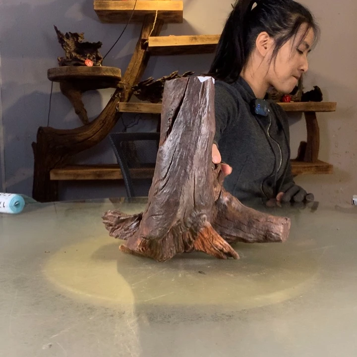 鹿***1天然云南紫柚木会黄水