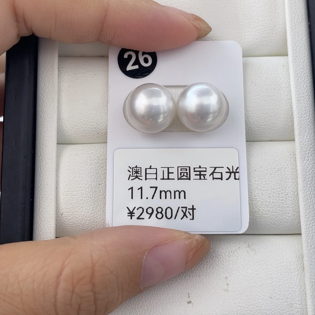 未镶嵌耳饰海水珍珠