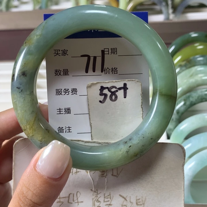 未镶嵌蛇纹石玉手镯711