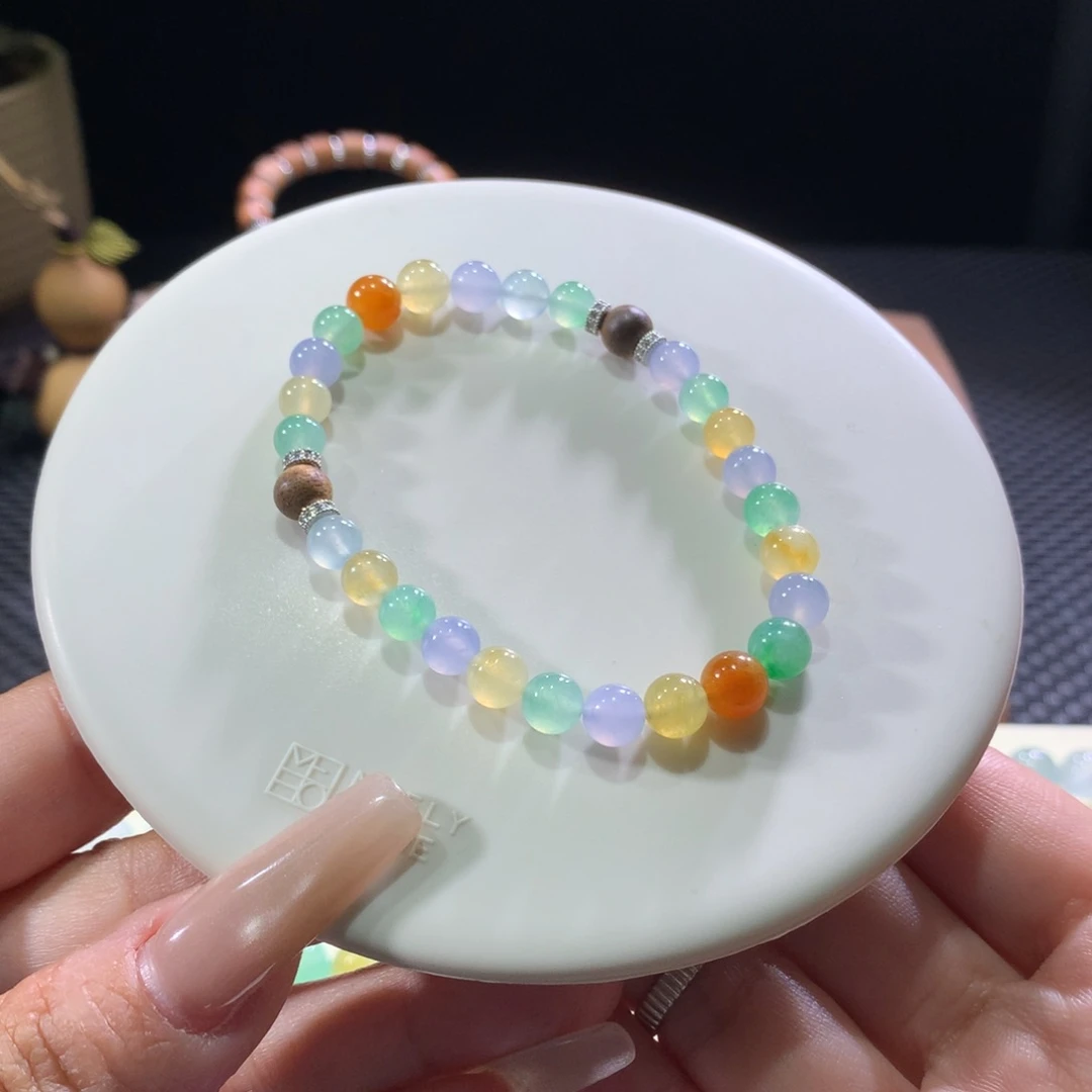 未镶嵌手串翡翠精品唐彩