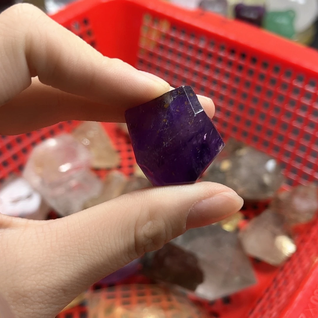 紫晶未镶嵌珠宝半成品254水晶石