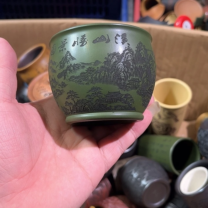 茶杯紫砂全手工紫砂主人杯