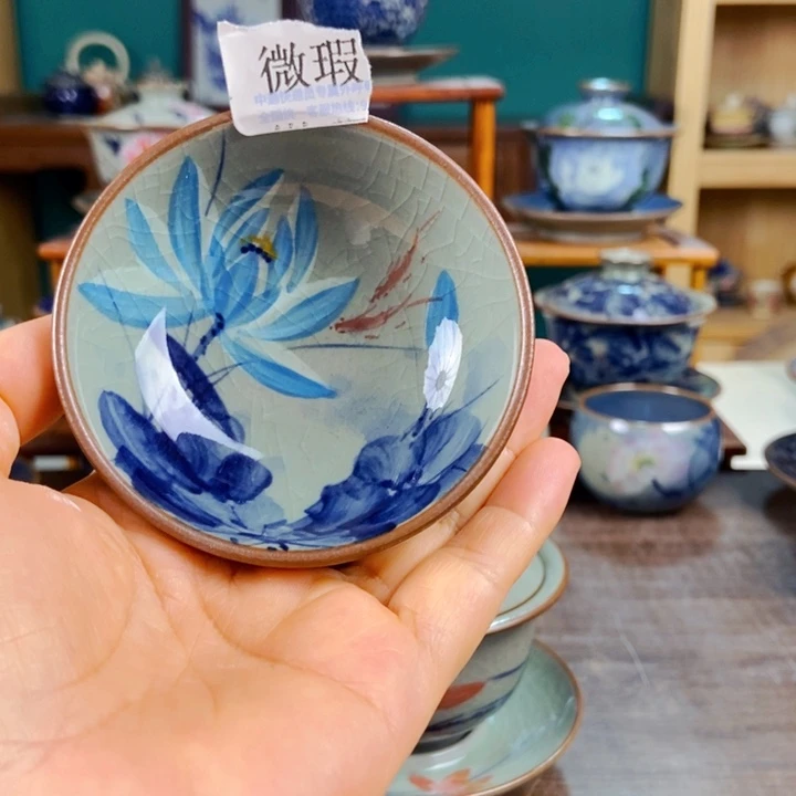 可***乐瓷片手工制作工艺精湛等特点