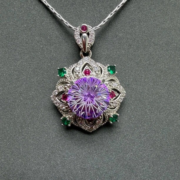 B011紫色烟花钻百搭款