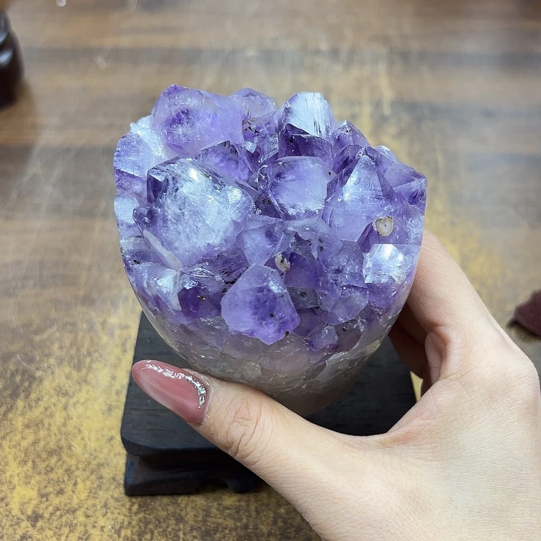 紫晶摆件未镶嵌晶体