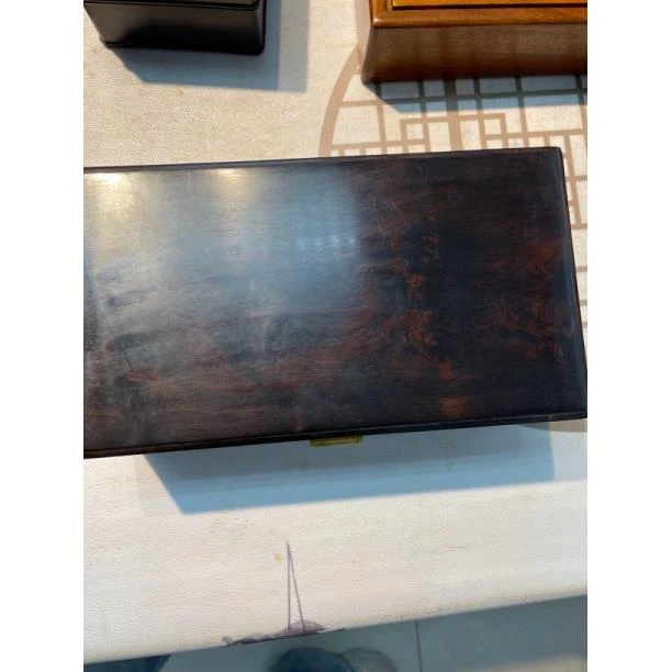 紫光檀首饰盒收纳盒25*14*9