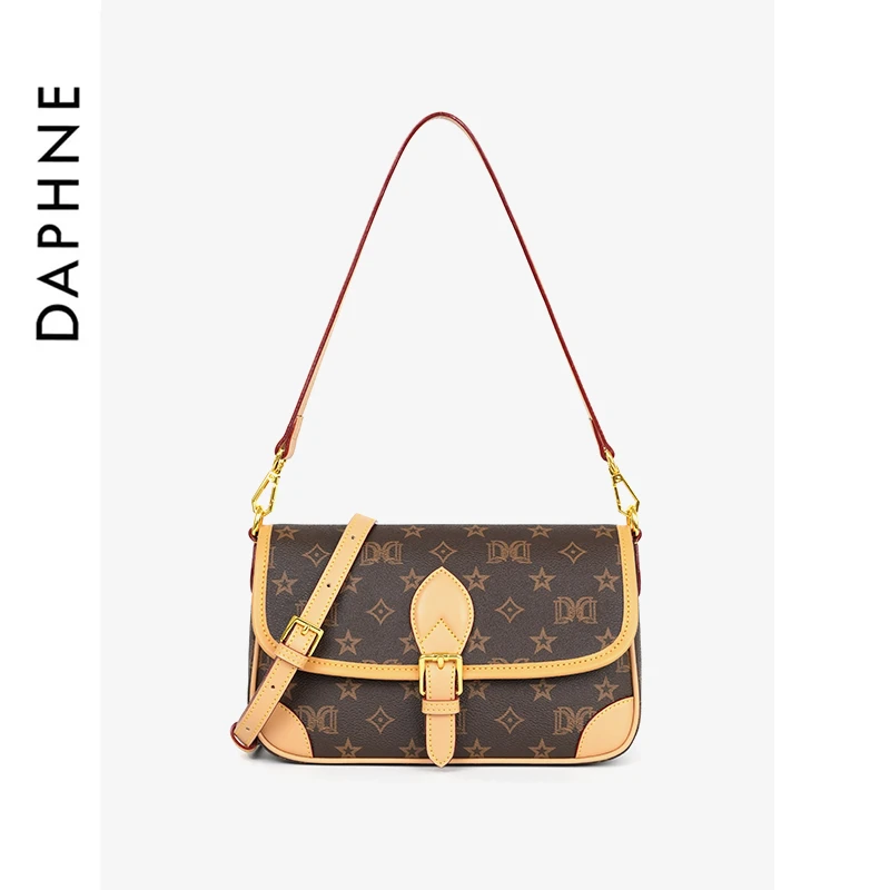 达芙妮Daphne印花法棍单肩斜挎包10326（大号）