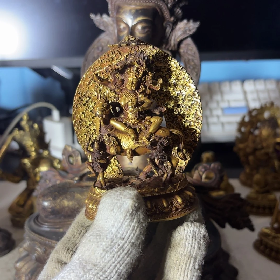 李*地班丹拉姆鎏金摆件