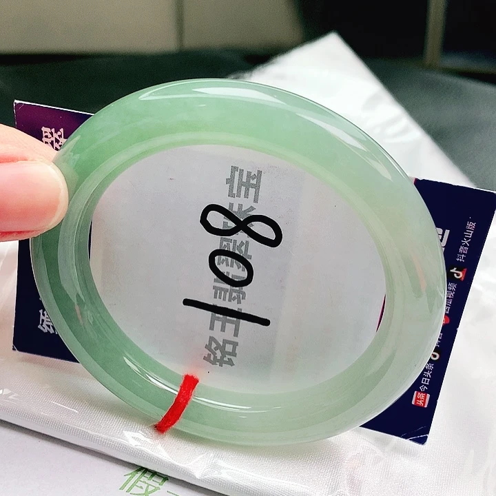 翡翠未镶嵌手镯缅甸天然a货翡翠手镯