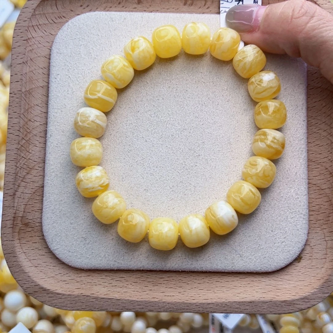 琥珀手链未镶嵌湖****司19.18克