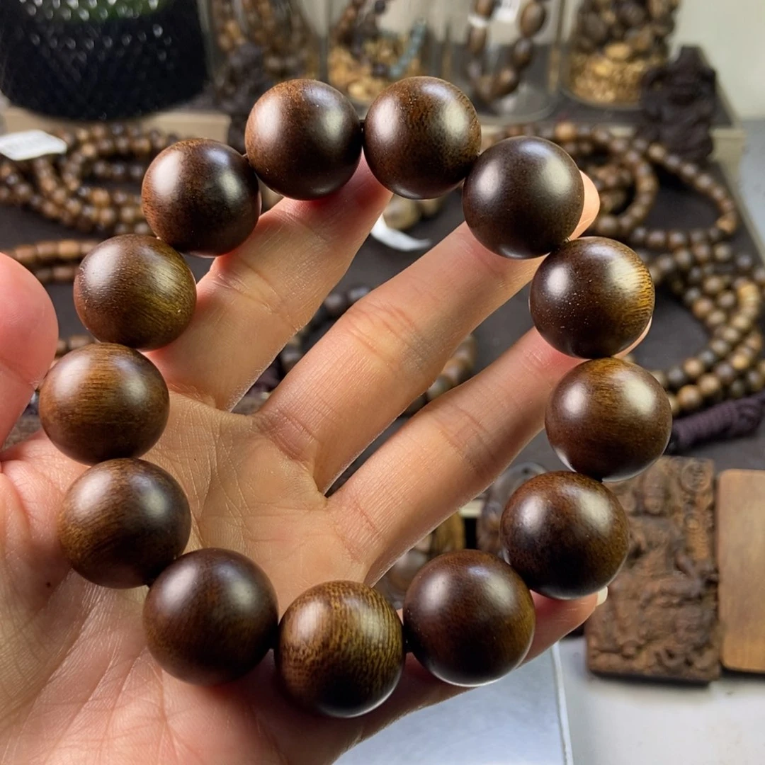 沉香手串吉*树富森红土