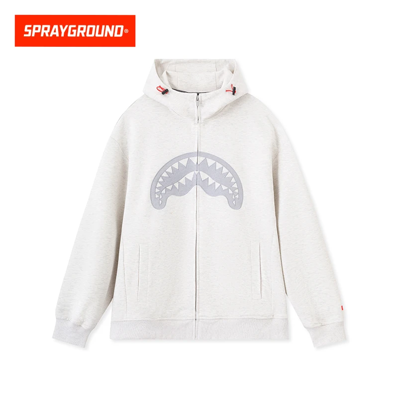 SPRAYGROUND 鲨鱼嘴开衫卫衣宽松潮流秋季休闲百搭夹克HDWE013323