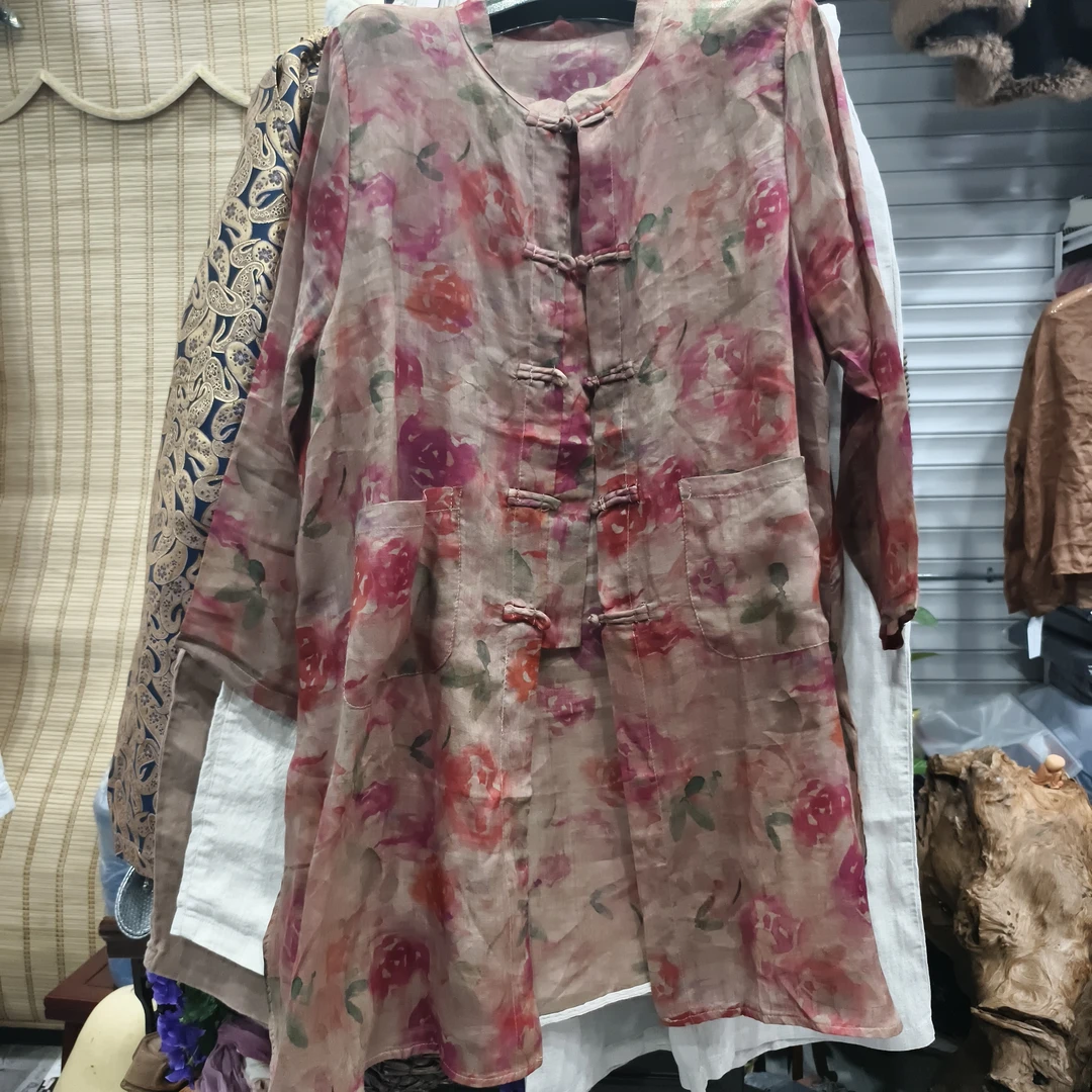 (直播间按号下单，请勿私拍)新中式长款大码夏季上衣