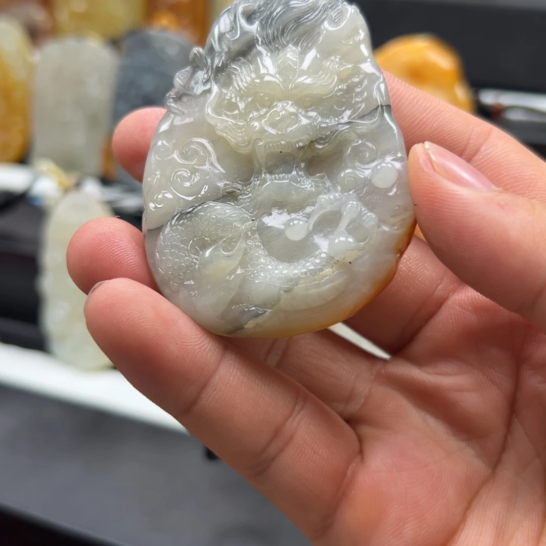 石英质玉（黄龙玉）未镶嵌多样性发货，发其一