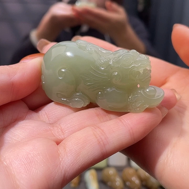 迦***加和田玉未镶嵌颈饰