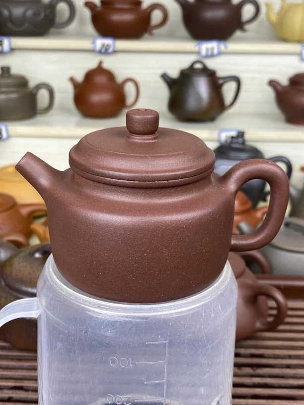 宜兴紫砂壶德钟壶（轻微风釉介意勿拍）150cc半手工