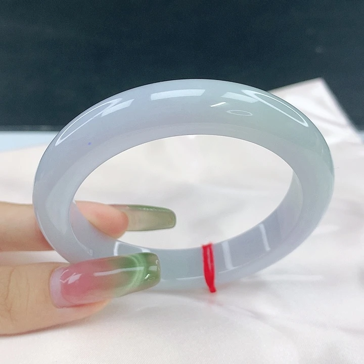 翡翠未镶嵌手镯圈57.7，79024