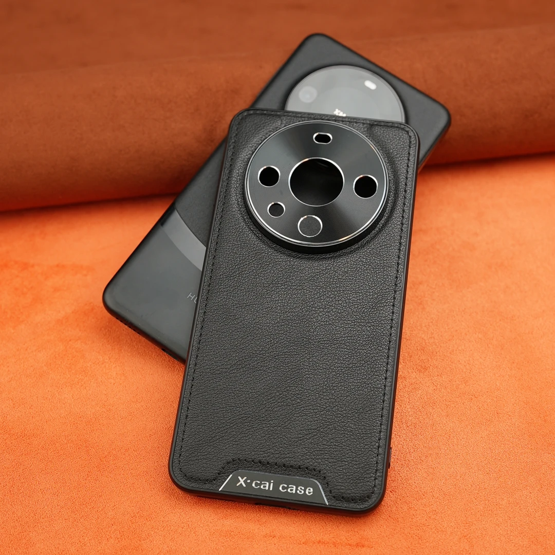 【车线皮革+全包防摔】适用于华为Mate60/Pro手机壳防摔高端皮纹