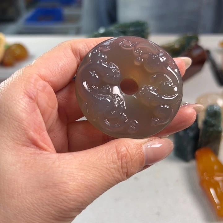 玛瑙/玉髓吊坠(不含链)未镶嵌
