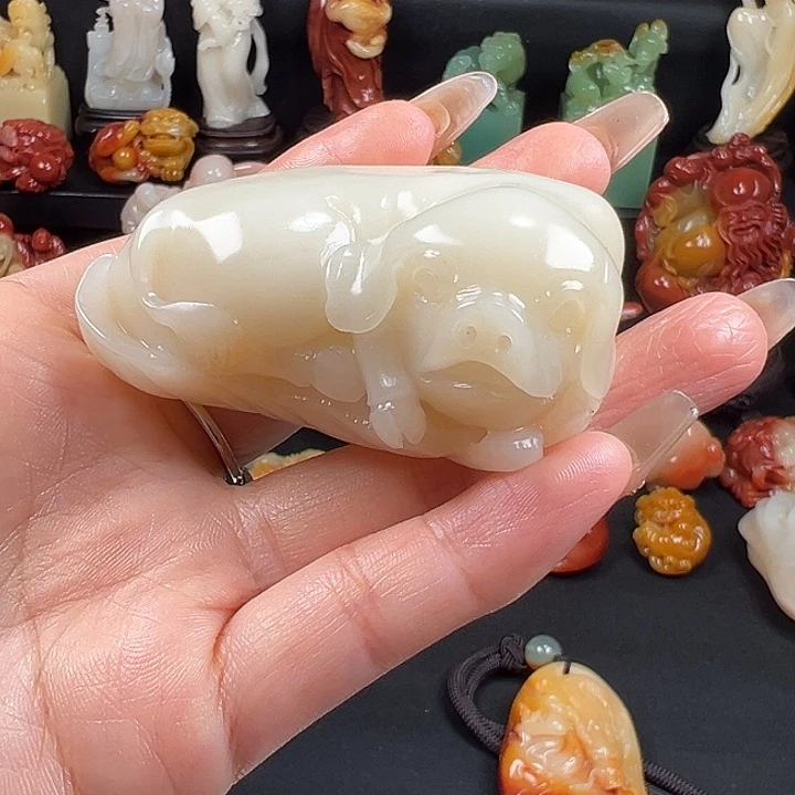 寿山石老性芙蓉石