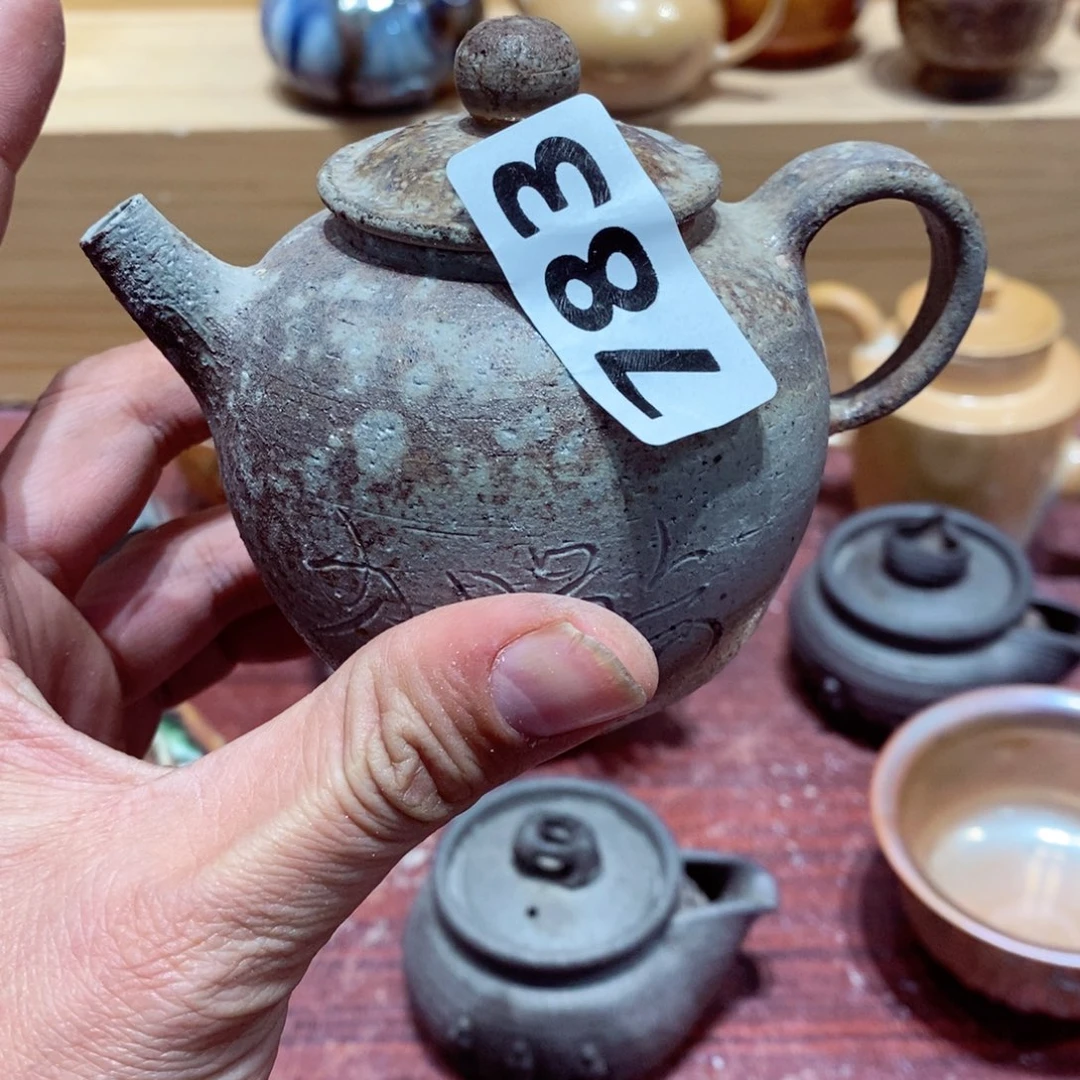 柴烧茶具陶瓷杯子