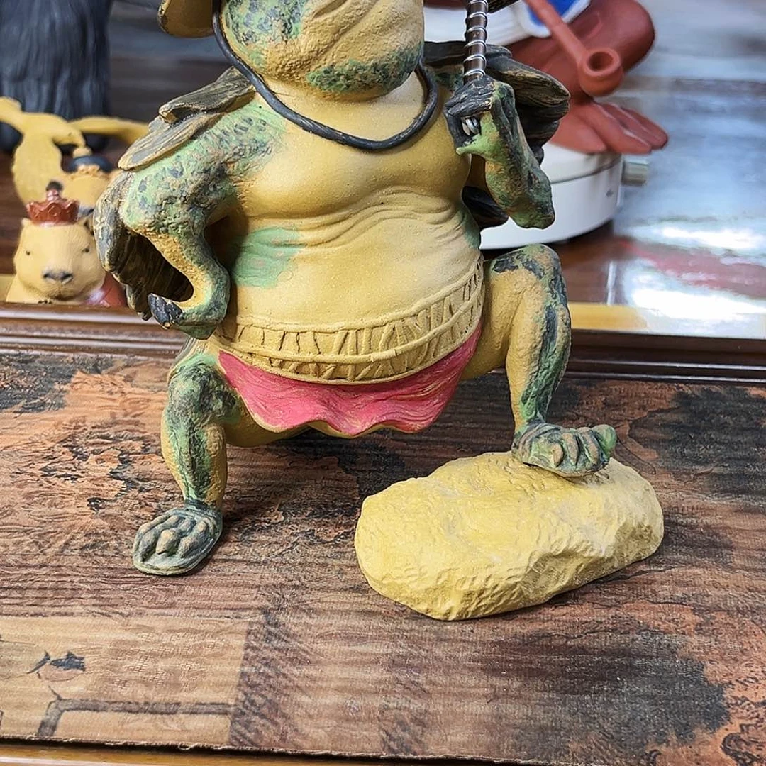 滴***呛紫砂茶宠蛤蟆小胖茶宠摆件