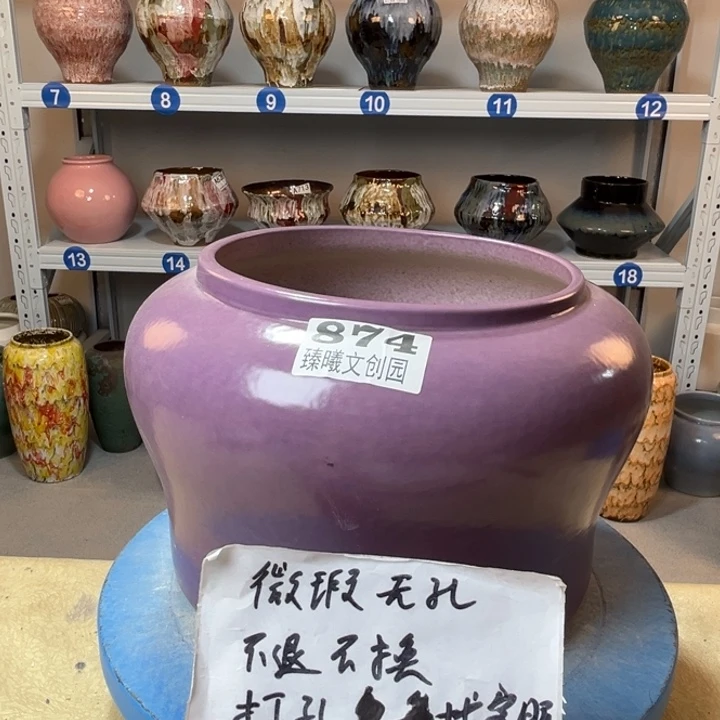 景德镇陶瓷高温景德镇陶瓷花盆874