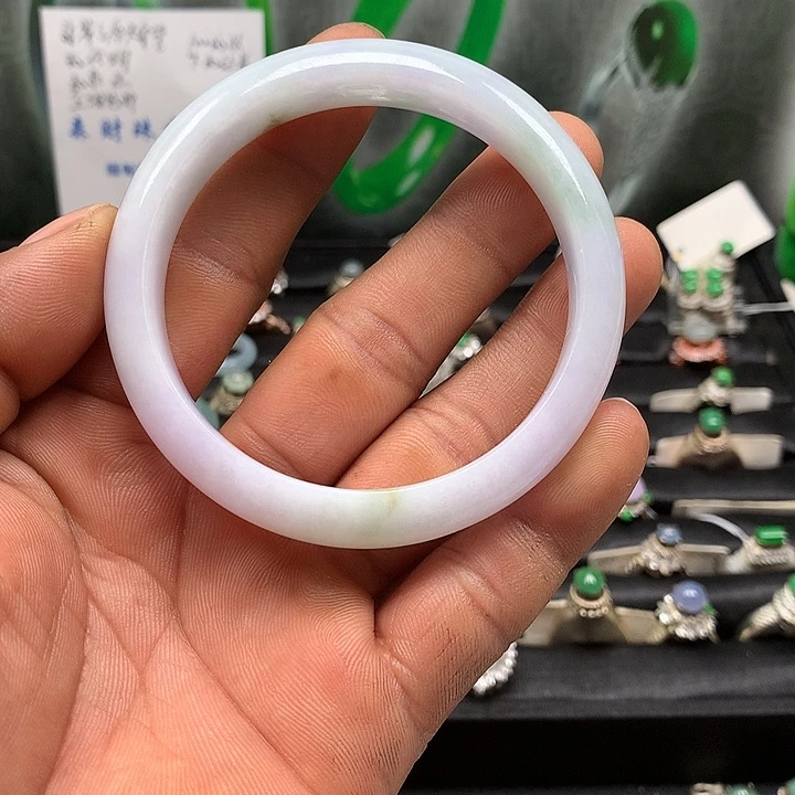 翡翠未镶嵌手镯缅甸天然A货翡翠
