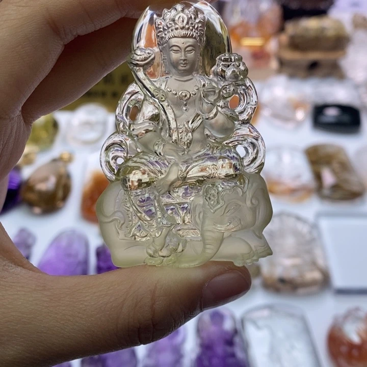 水晶颈饰未镶嵌肥***师定制