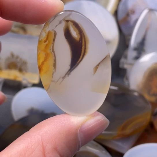 玛瑙/玉髓吊坠(不含链)未镶嵌