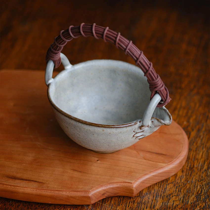 小喜宅 （微瑕）喜月提梁公道杯