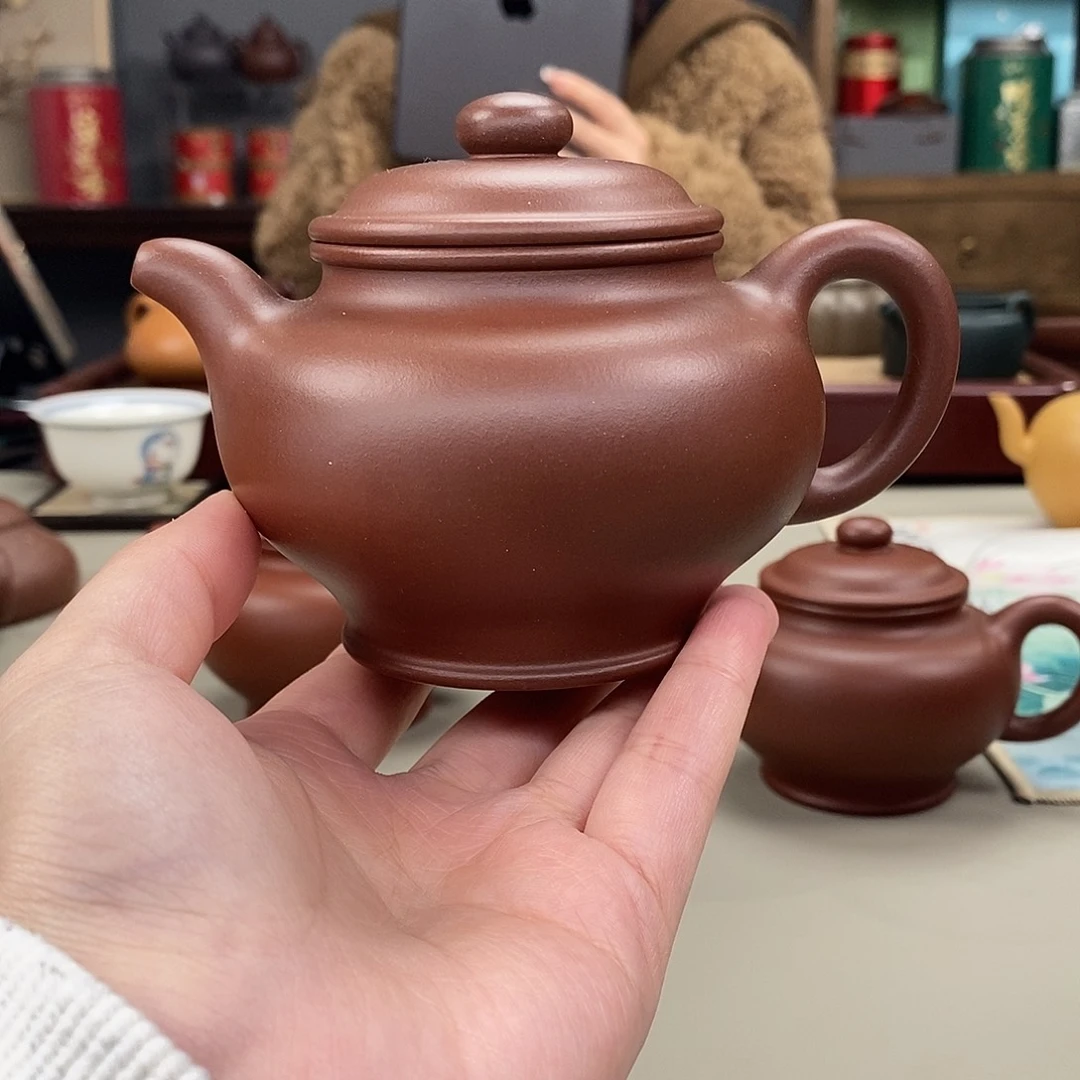 茶壶紫砂黄龙源底槽清半手掇只250cc