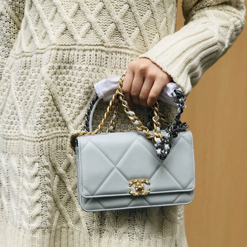 99新 Chanel/香奈儿 Chanel23S baby蓝19woc 25090085-01