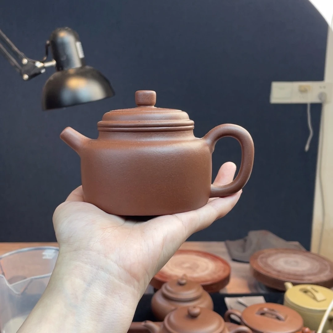 茶壶紫砂全手工底槽清德钟200cc