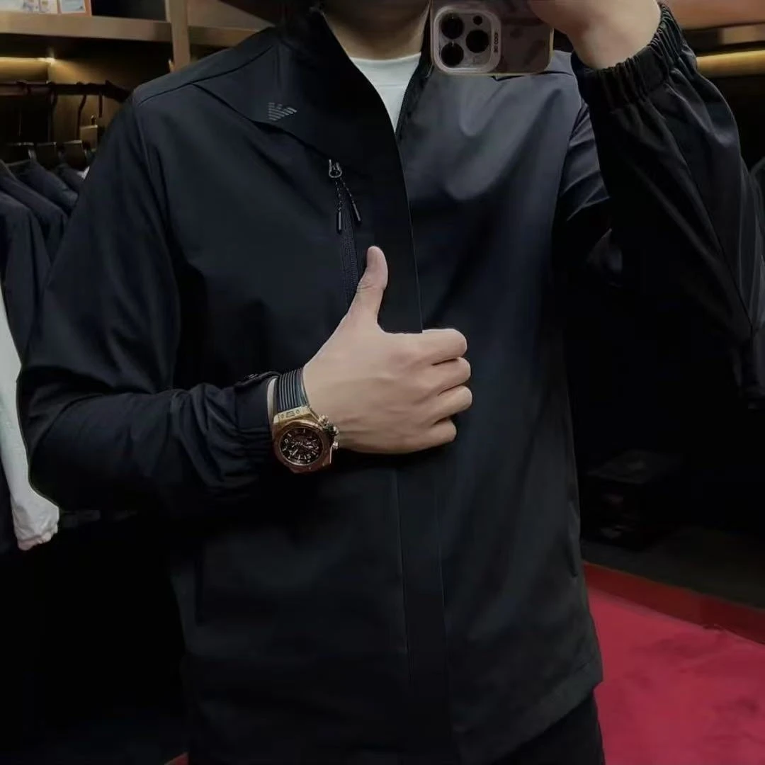 2025年春季新款男士夹克立领商务长袖25018男款户外春秋夏季